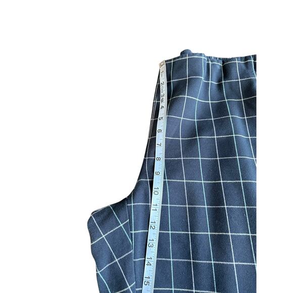 J. Jill Essential Cotton Stretch Pants Blue Pull On Straight Leg Size 16 Tall - Picture 11 of 13